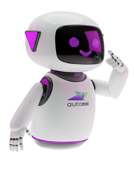 Mascote robô da autozai